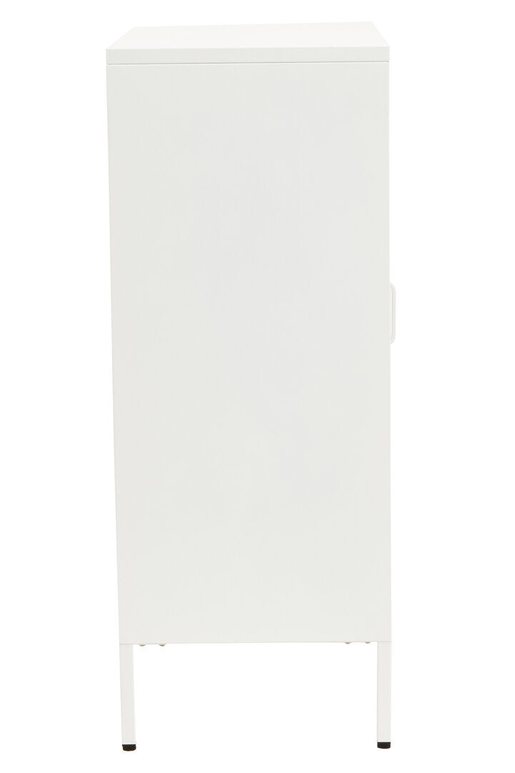 Cambridge Two Door White Metal Cabinet