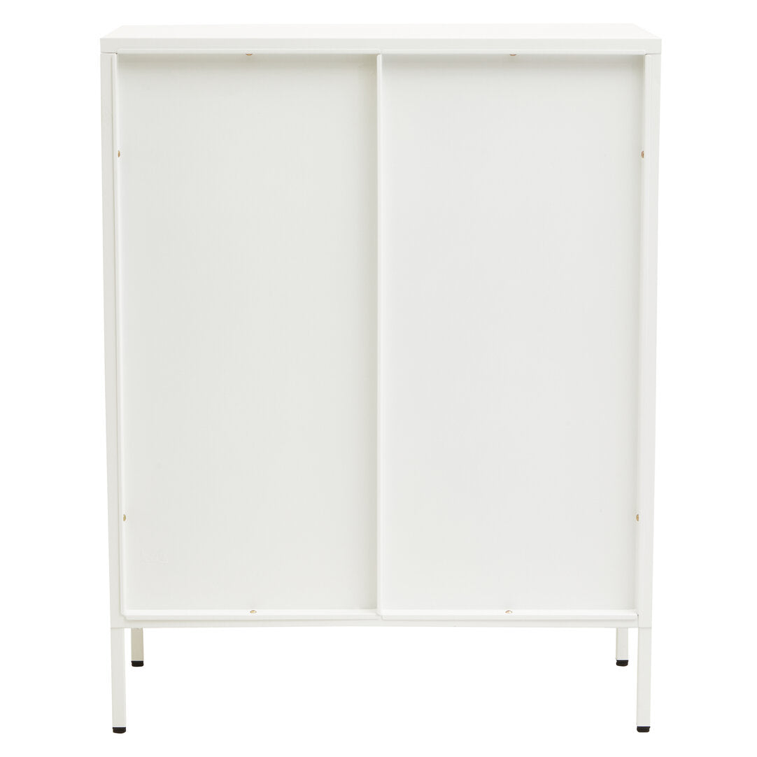 Cambridge Two Door White Metal Cabinet