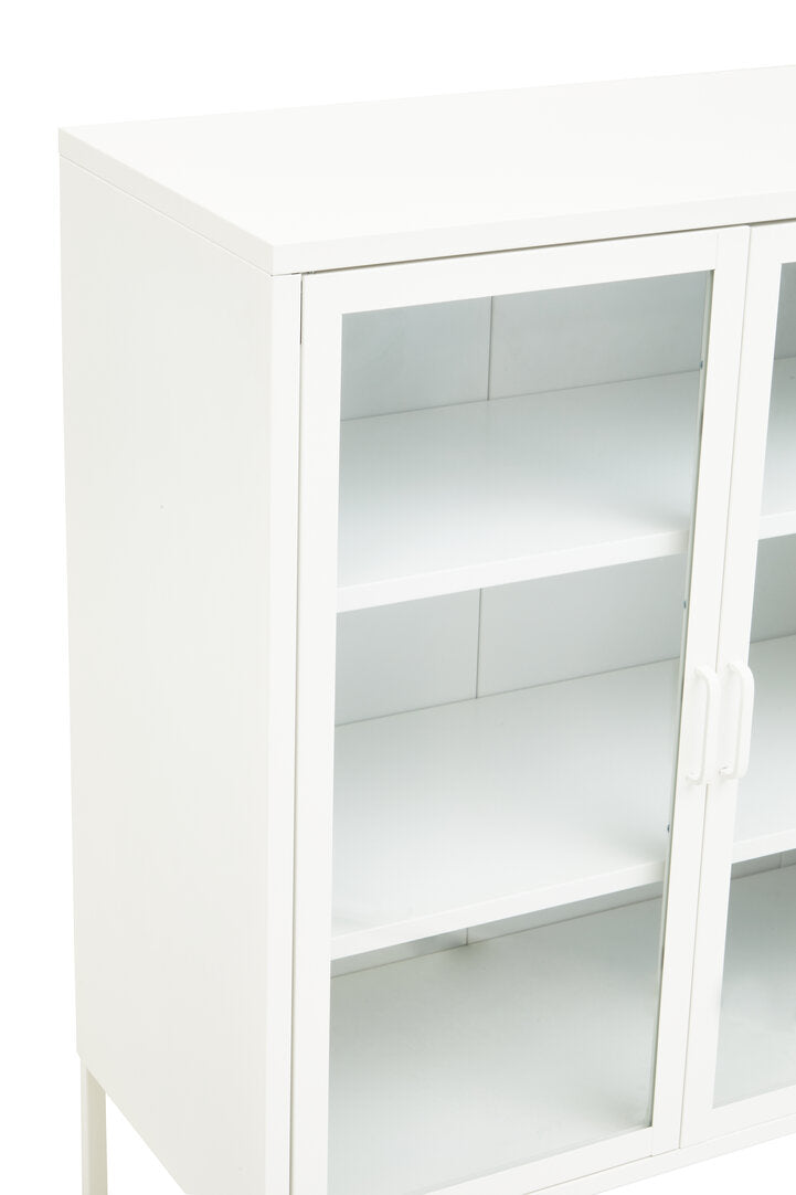 Cambridge Two Door White Metal Cabinet