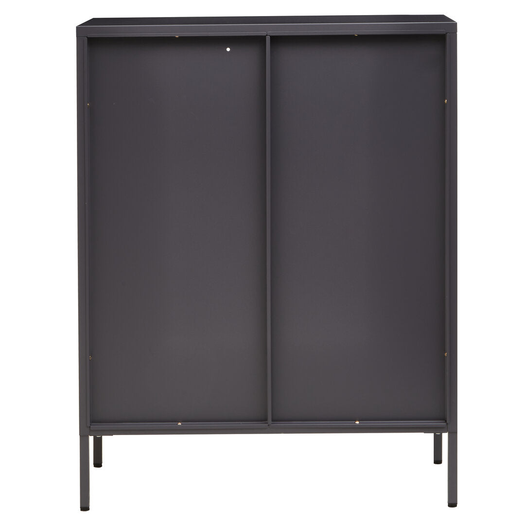 Cambridge Two Door Grey Metal Cabinet