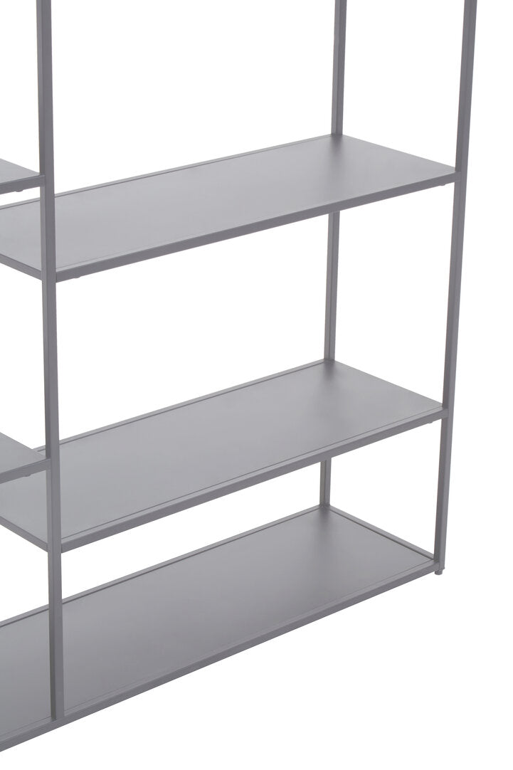 Oxford Grey Metal Multi Shelf Unit
