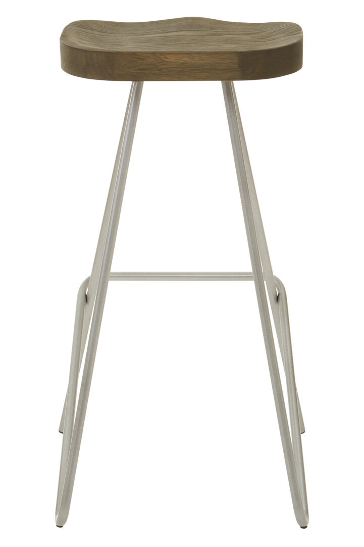 Madison Silver Metal Frame Bar Stool
