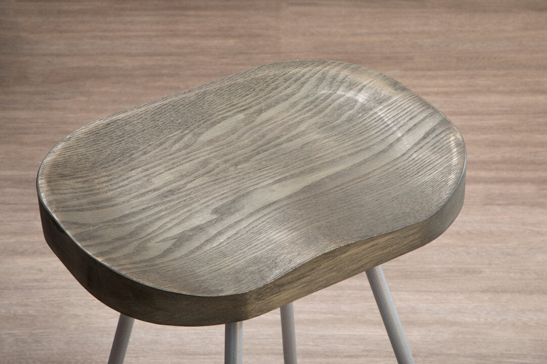 Madison Silver Metal Frame Bar Stool