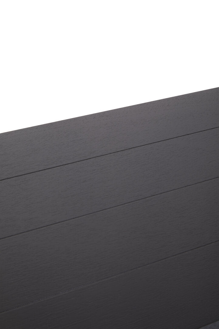 Savoy Three Shelf Large Black Bookcase