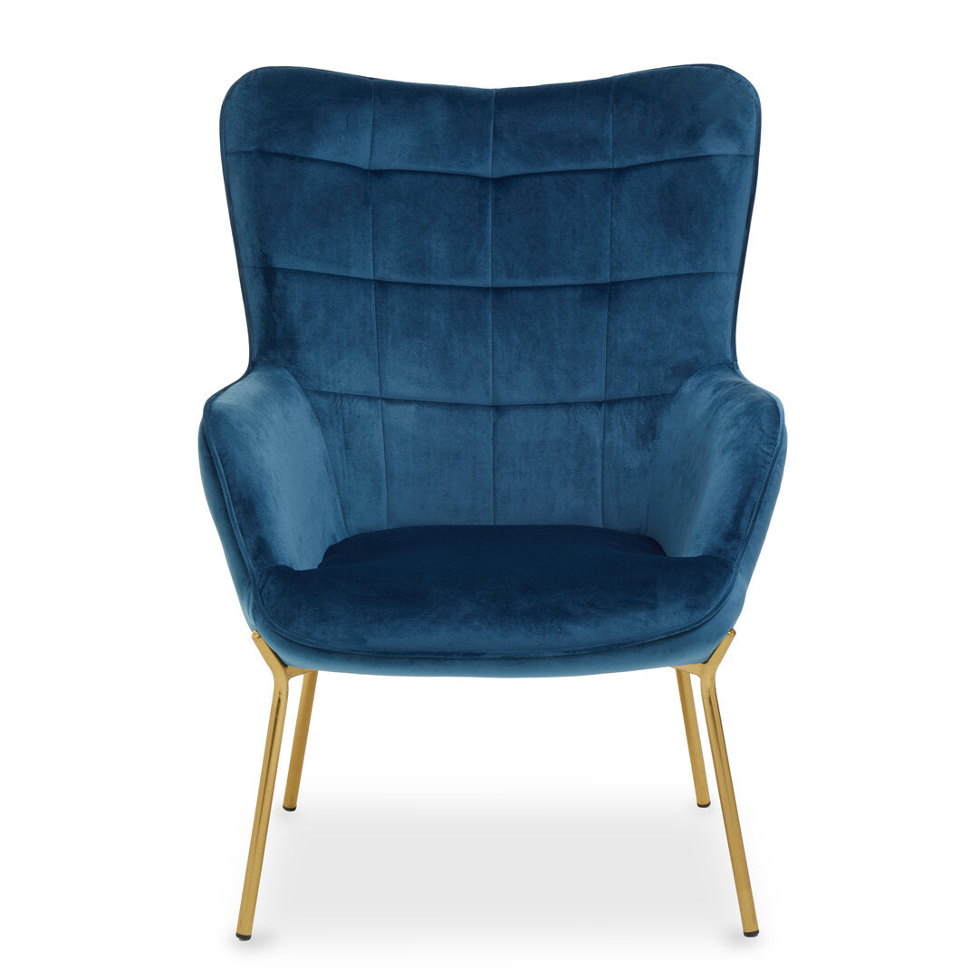 Richmond Blue Velvet Chair