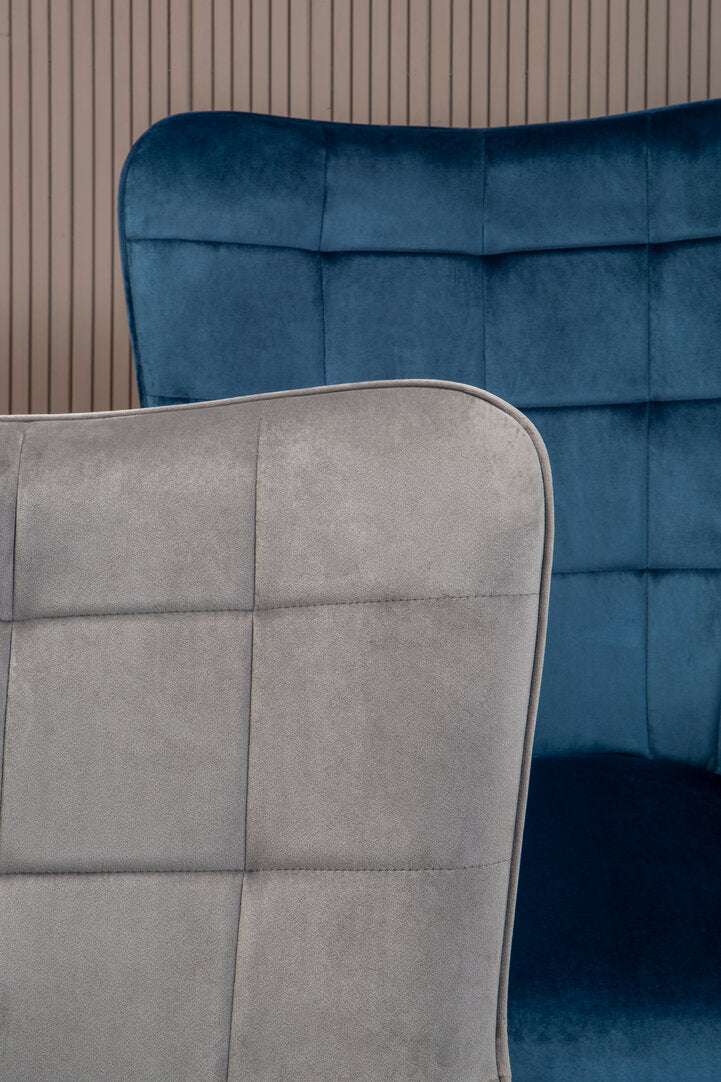 Richmond Grey Velvet Chair