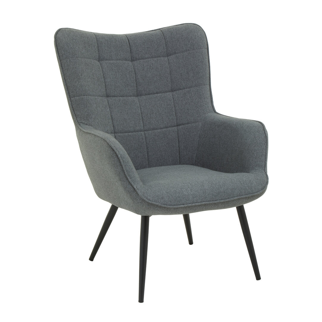 Richmond Grey Fabric Armchair