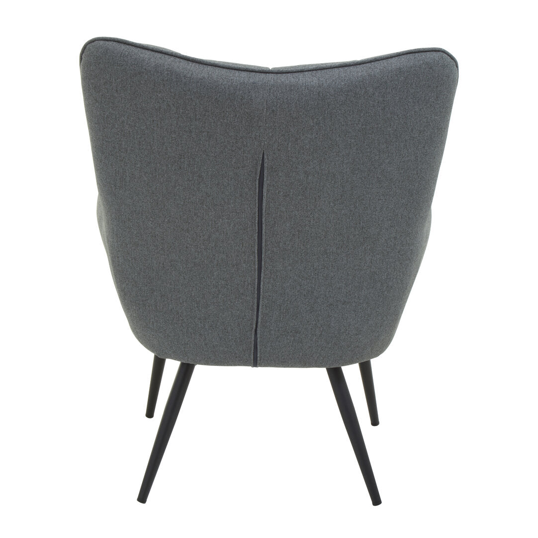 Richmond Grey Fabric Armchair