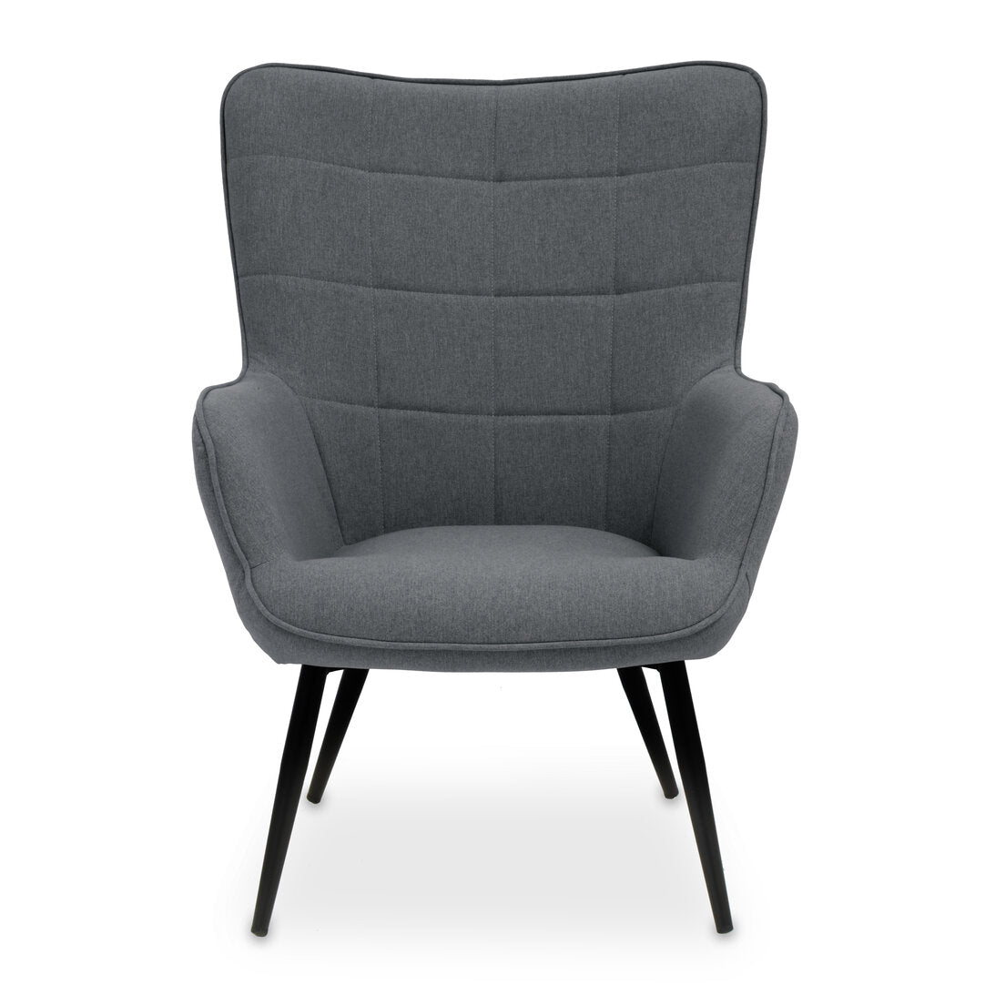 Richmond Grey Fabric Armchair