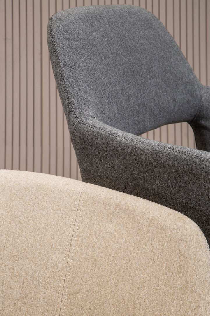 Richmond Grey and Gold Dining Chair