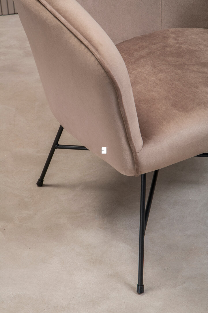 Richmond Mink Velvet Chair