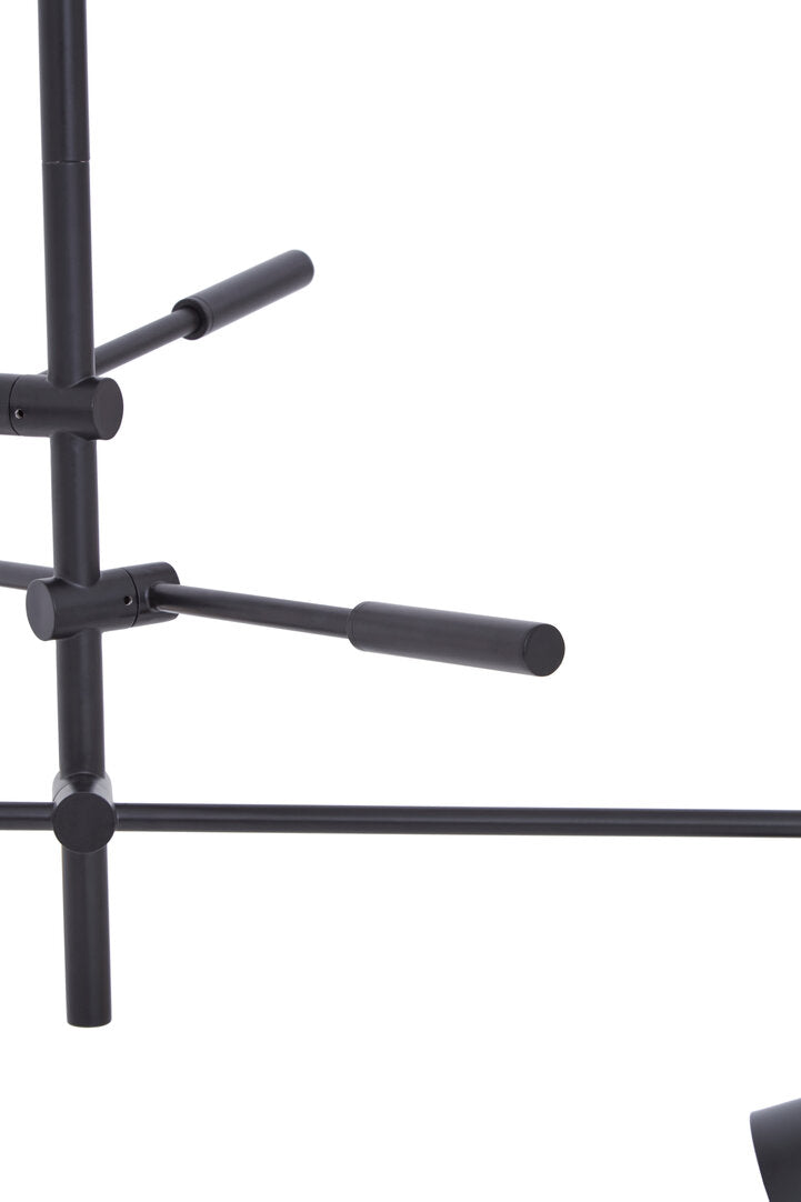 Bath 3 Shade Black And Gold Pendant