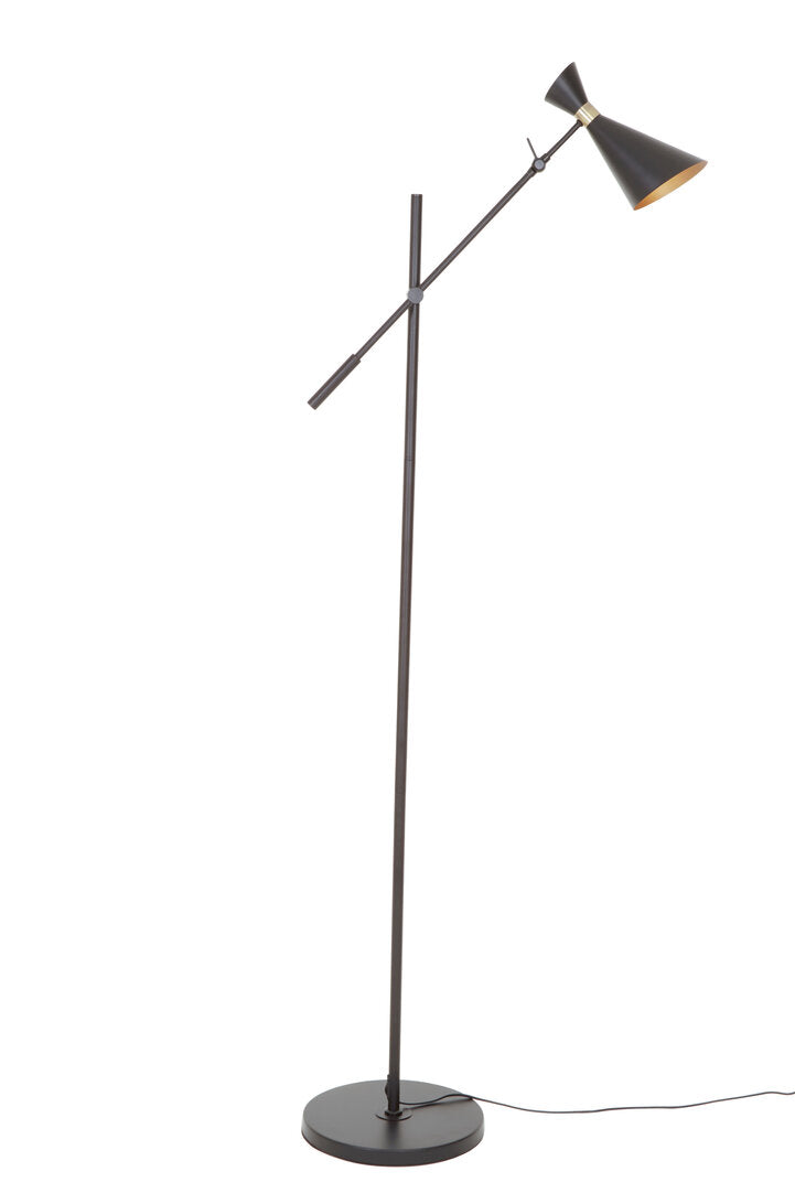 Bath Black And Gold Floor Lamp
