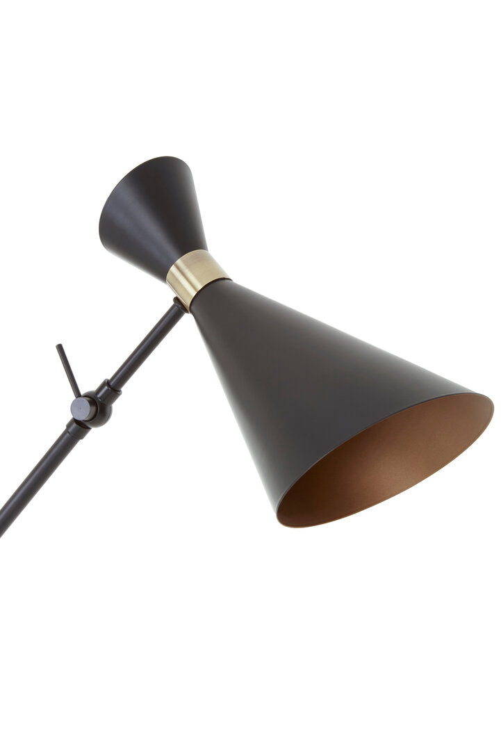 Bath Black And Gold Floor Lamp