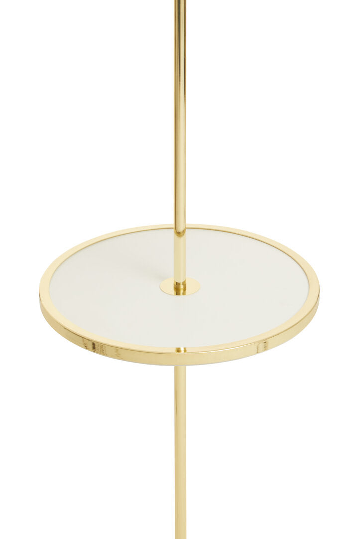 Richmond Shiny Brass Tapered Floor Lamp