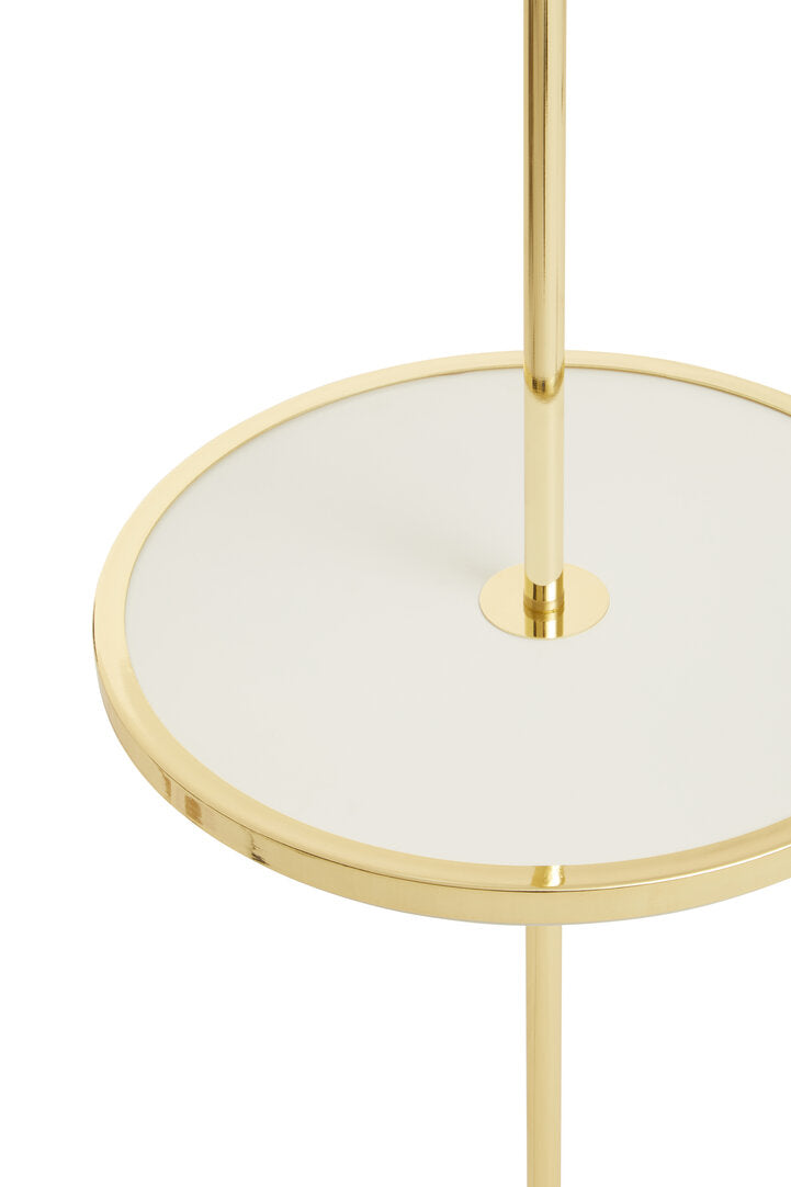 Richmond Shiny Brass Tapered Floor Lamp