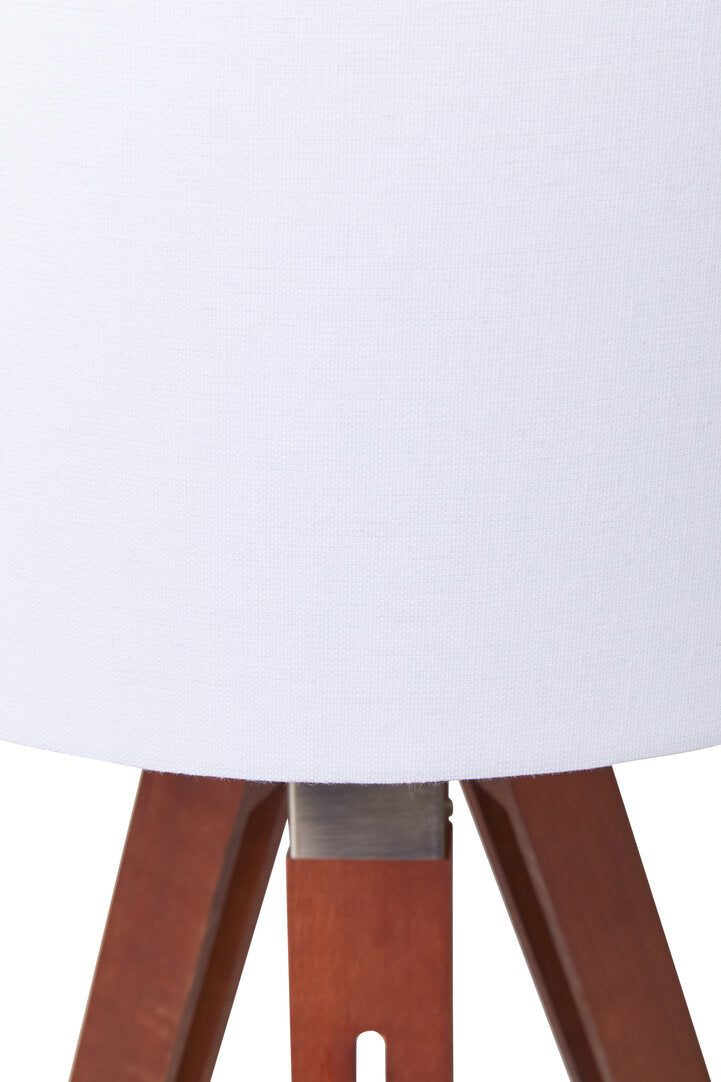 Seville Tripod Floor Lamp With Brown Base