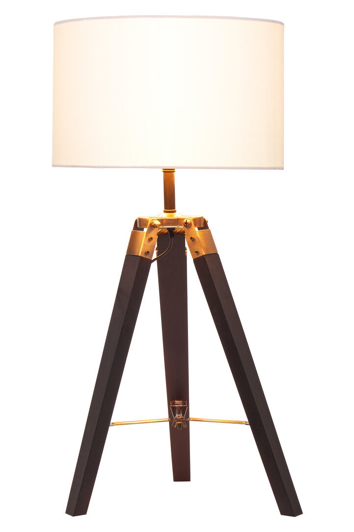 Seville Tripod Table Lamp With Black Base
