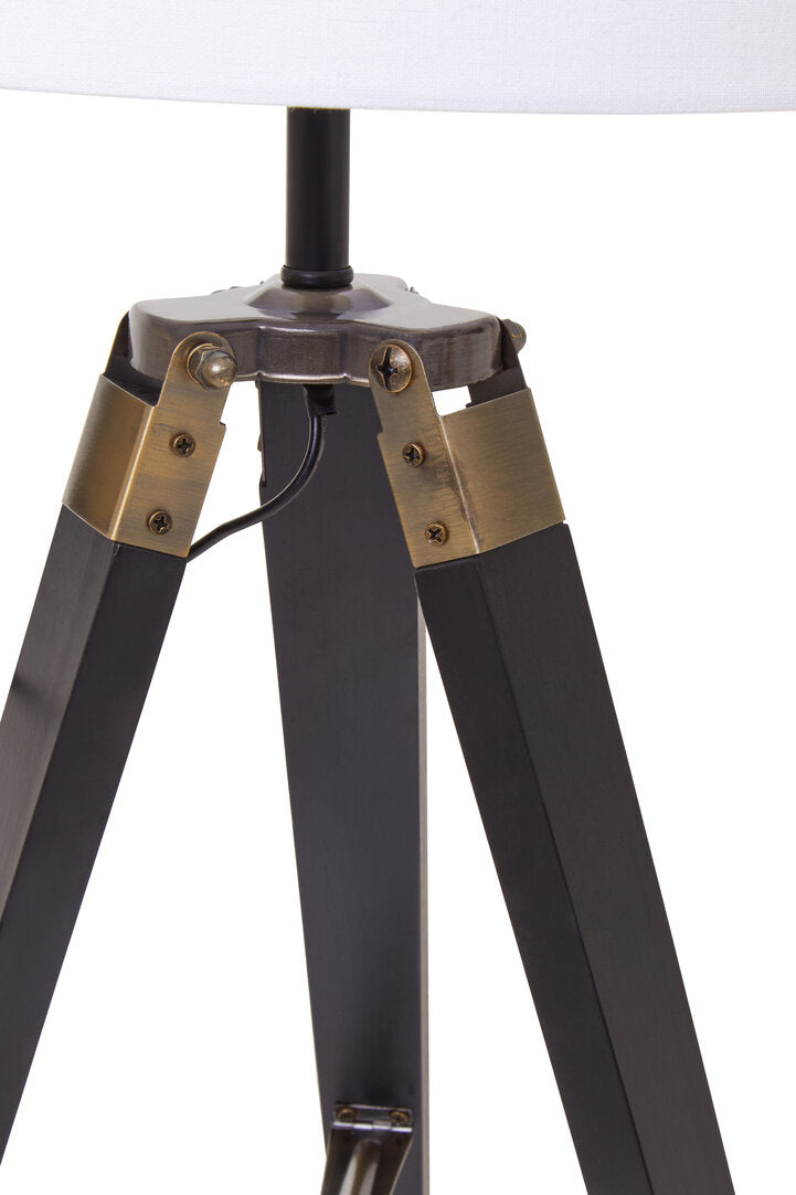 Seville Tripod Table Lamp With Black Base