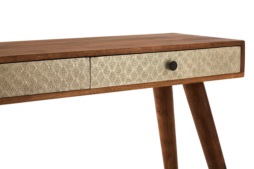 Cordoba 2 Drawer Acacia Wood Console Table