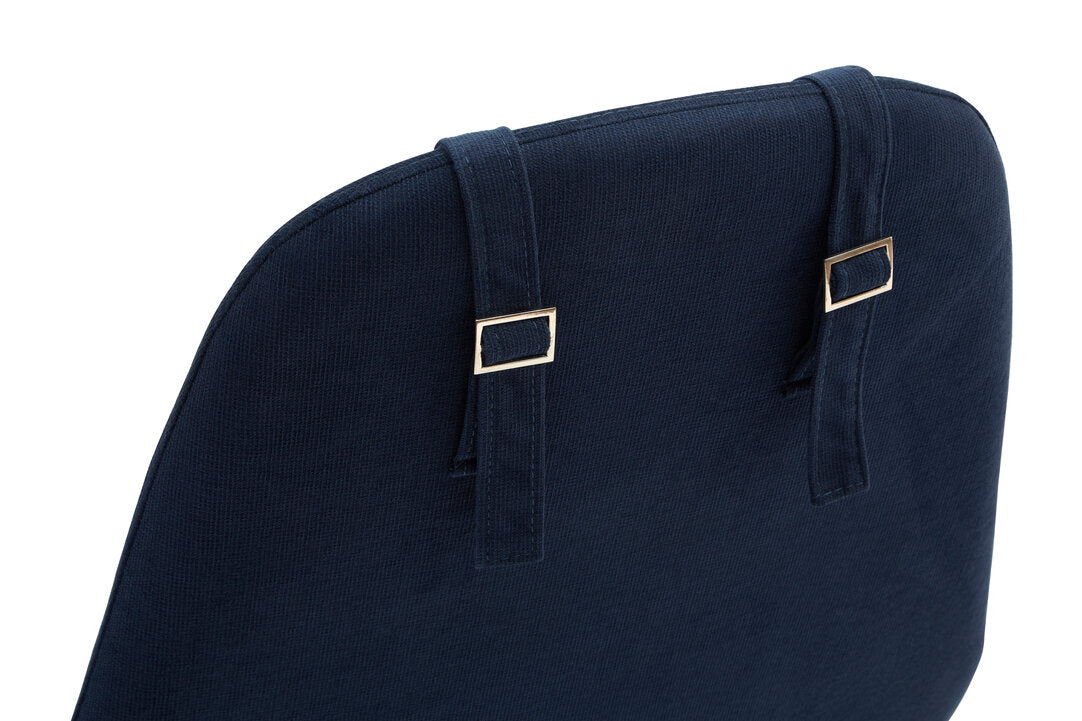 Penzance Blue Fabric Rocking Chair