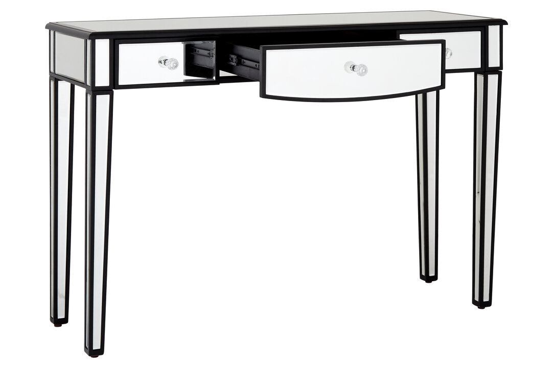 Oxford 3 Drawer Console Table With Mirror Frame