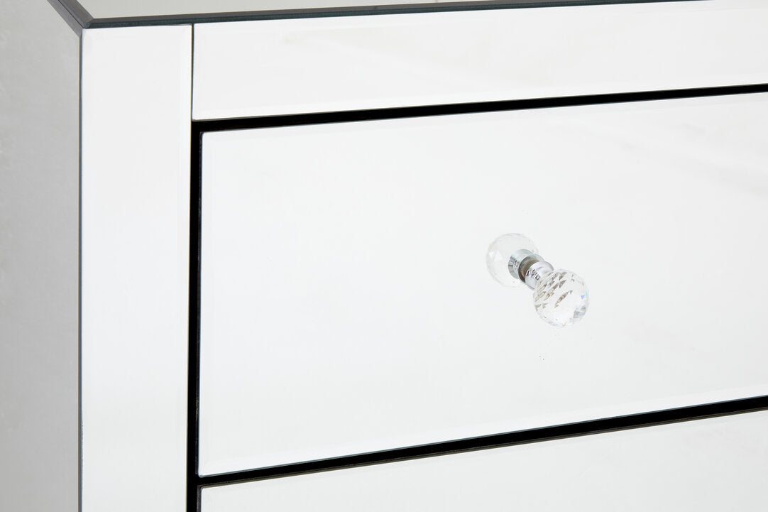 Oxford Chest of 4 Drawers With Mirror Frame