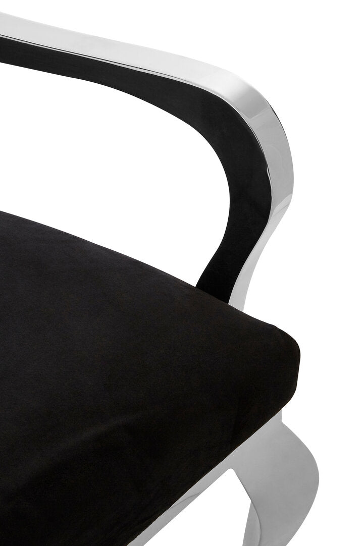 Porto Silver Baroque Chair