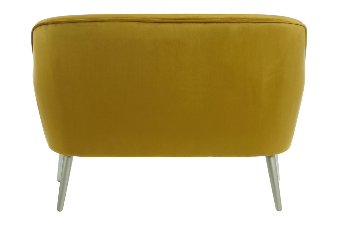 Como Mustard Velvet Sofa
