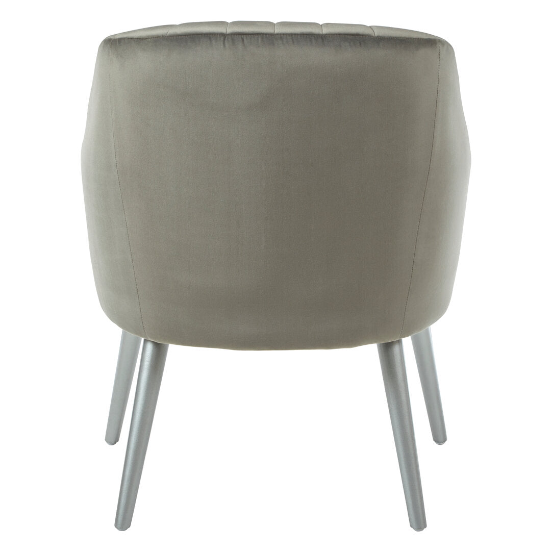 Como Grey Fabric Armchair