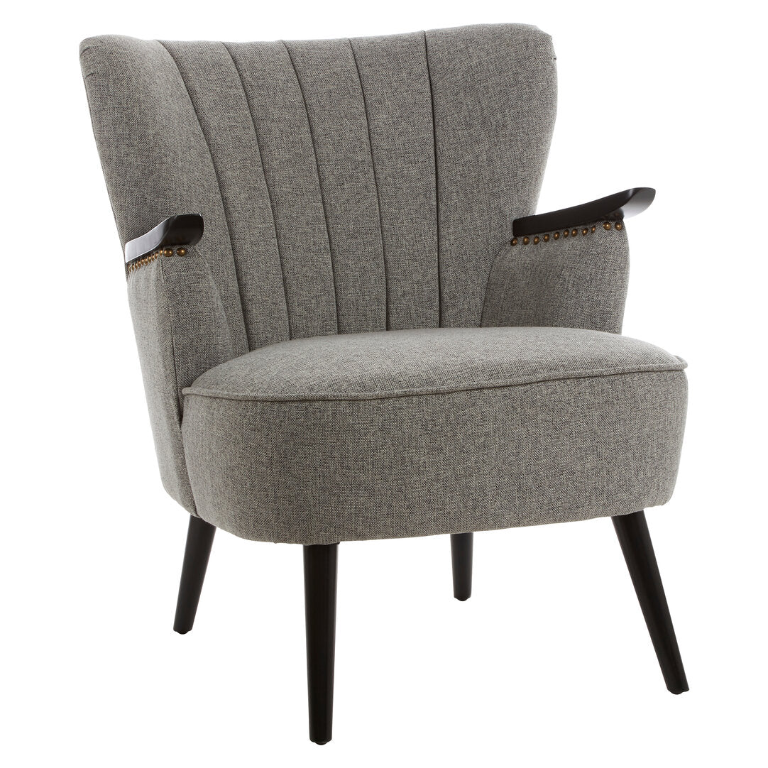 Granada Grey Fabric Armchair