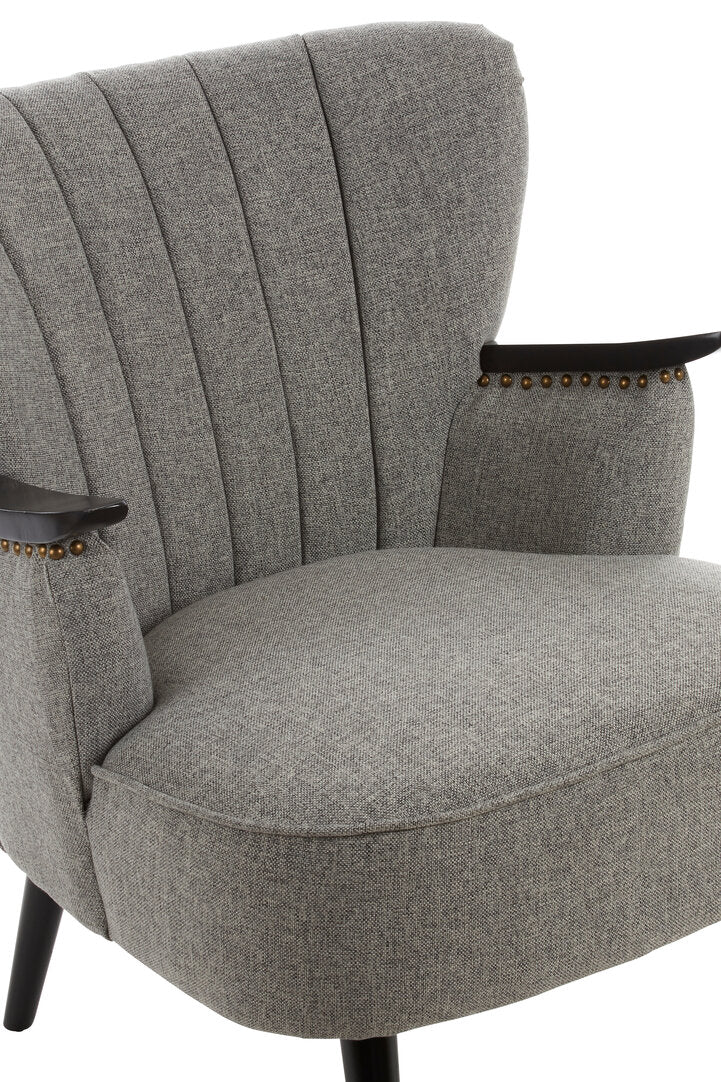 Granada Grey Fabric Armchair