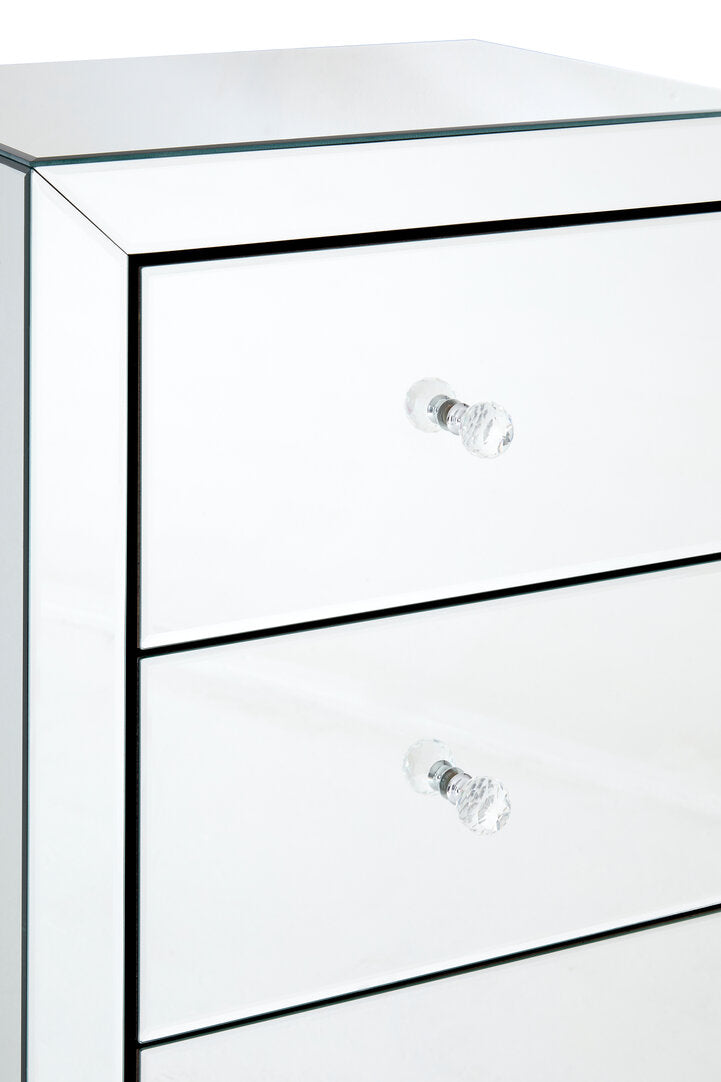 Oxford Chest of 5 Drawer With Mirror Frame