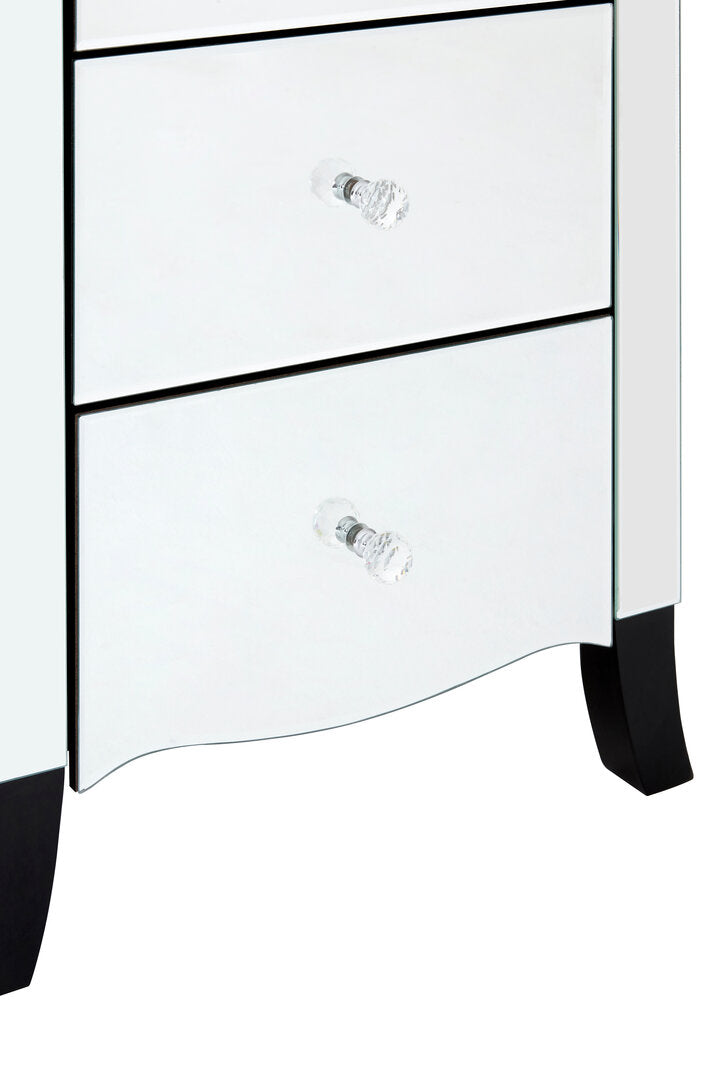 Oxford Chest of 5 Drawer With Mirror Frame