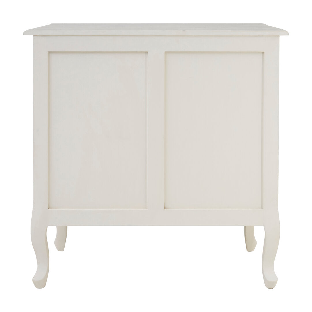 Stirling 3 Drawer White Chest