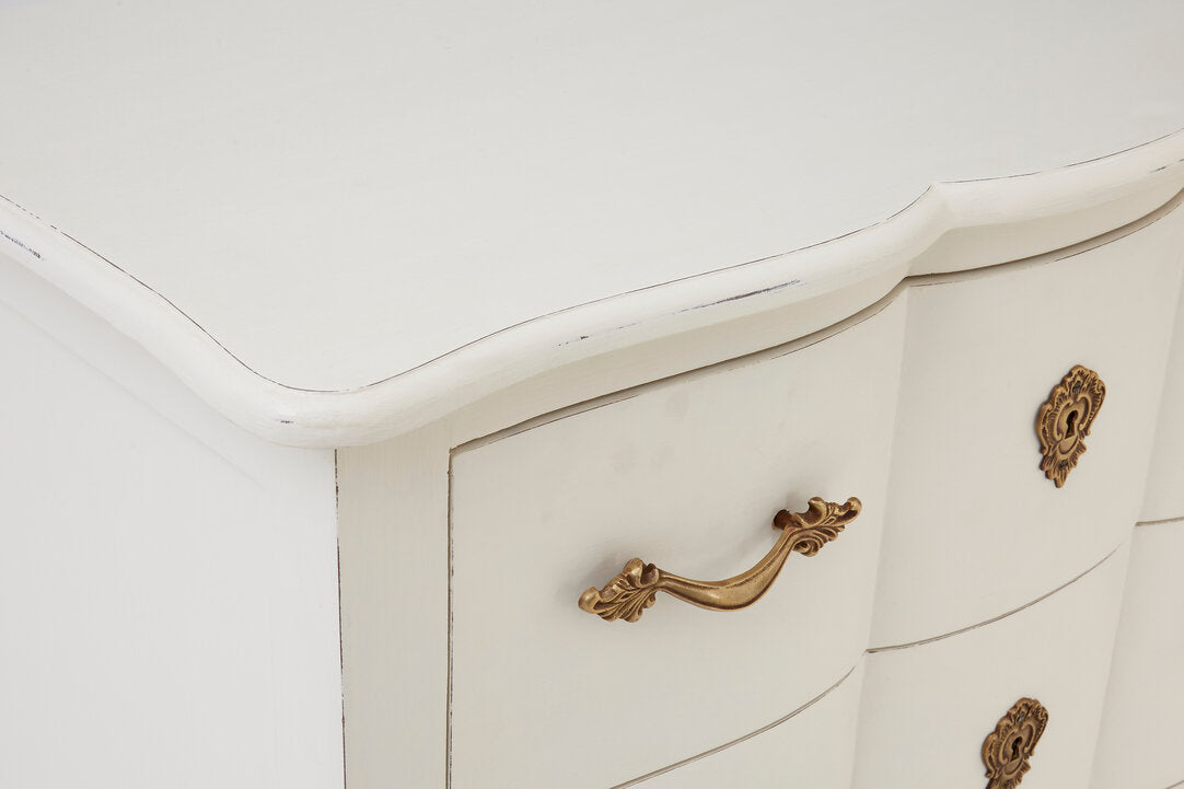 Stirling 3 Drawer White Chest