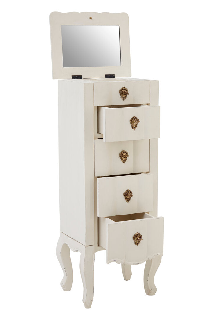 Stirling 5 Drawer Small Chest White