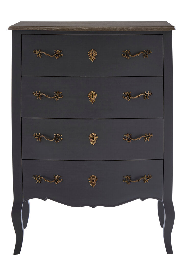 Stirling 4 Drawer Dark Grey Chest