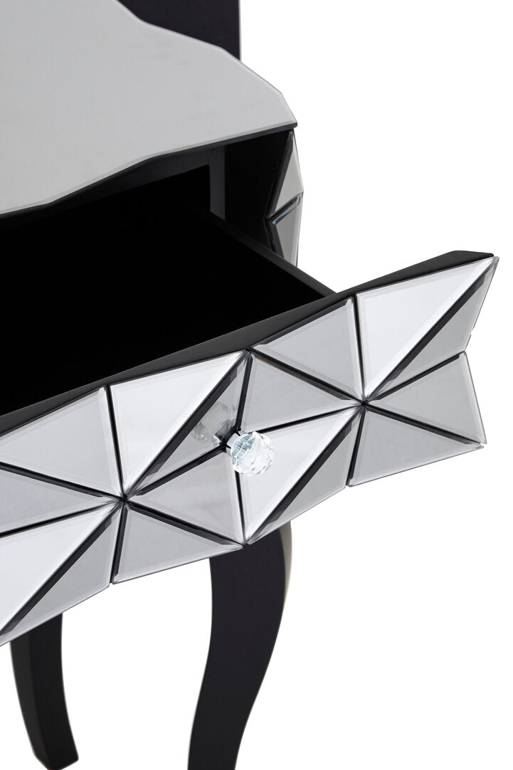 Chester 2 Drawer Bed Side Table in 3D effect