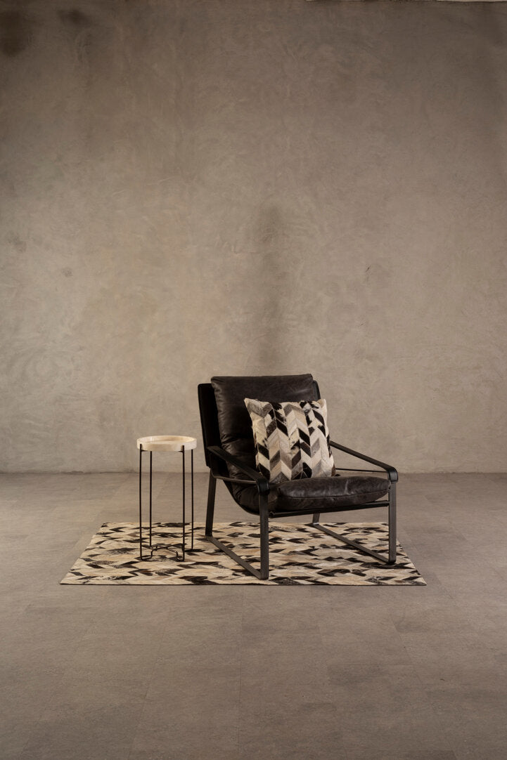 Harrogate Dark Brown Leather Lounge Chair