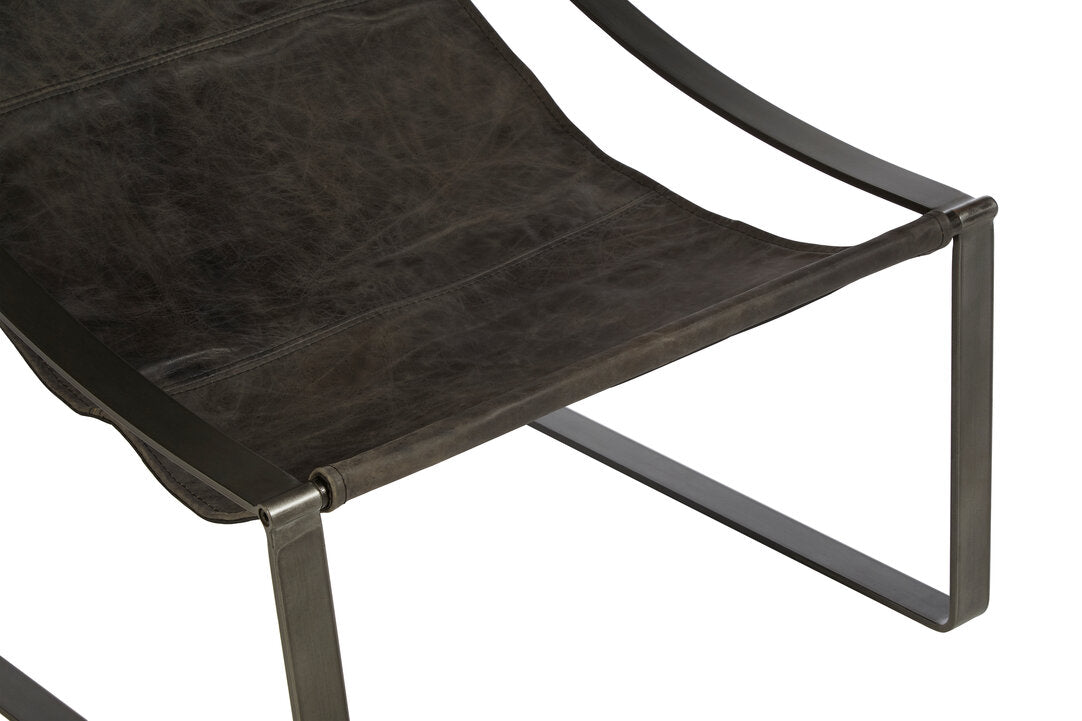 Harrogate Ebony Leather Chair