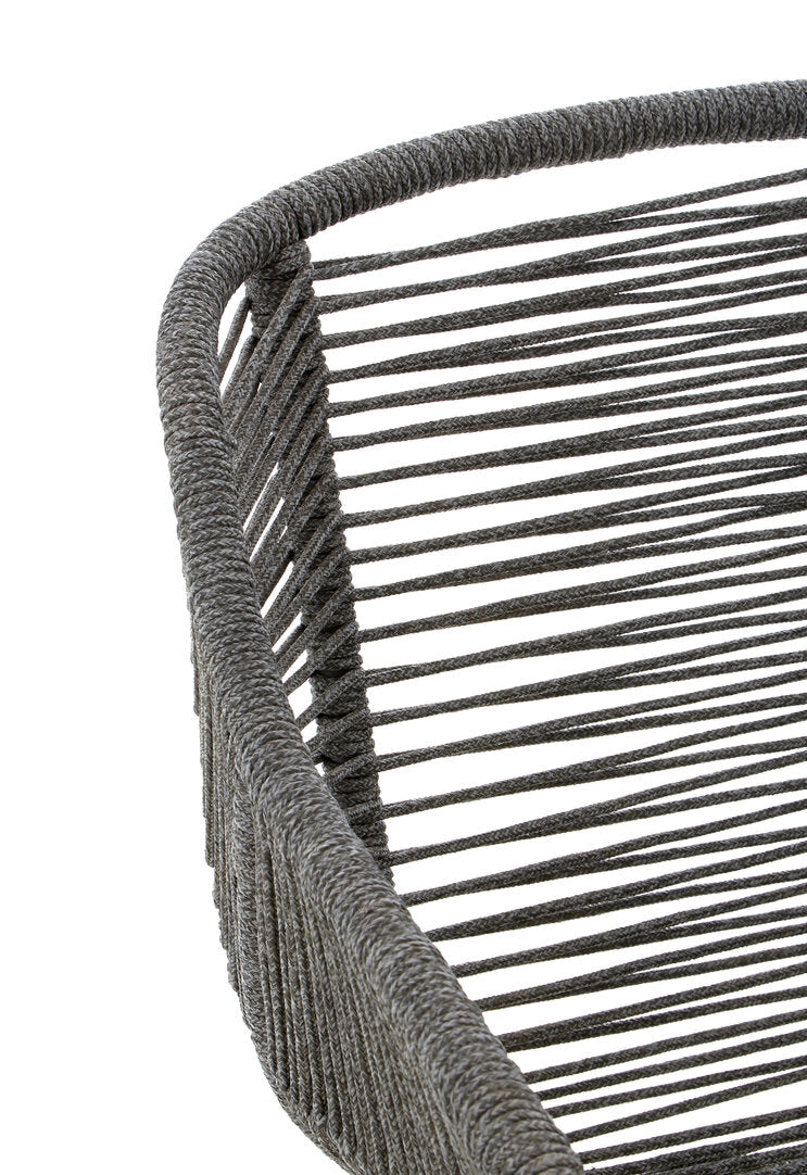 York Grey Rope Armchair