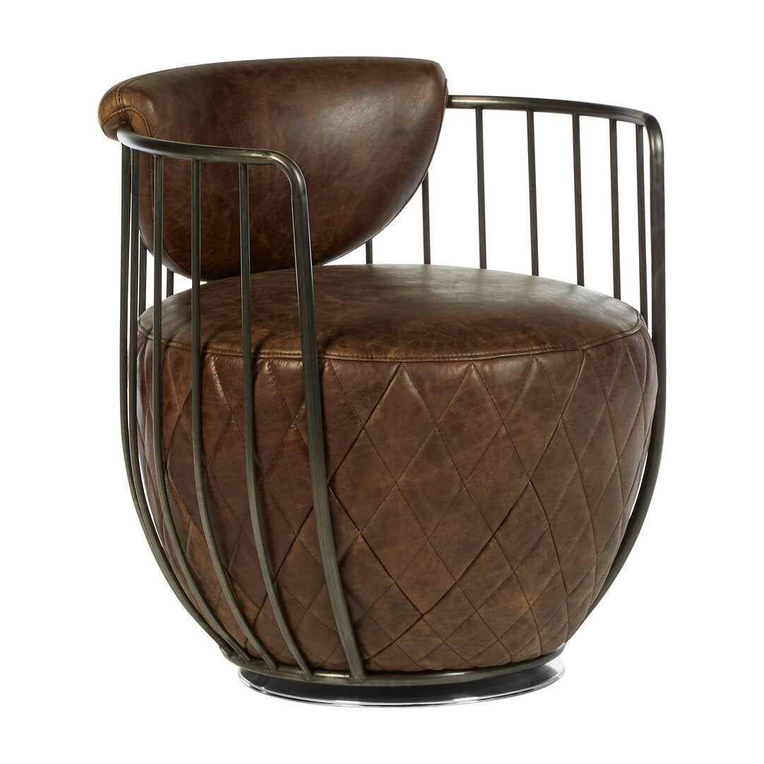 Harrogate Brown Swivel Chair
