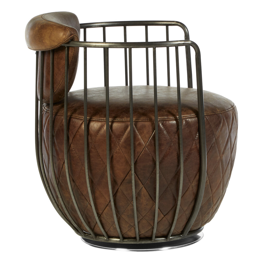 Harrogate Brown Swivel Chair