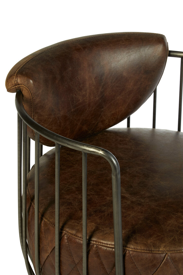 Harrogate Brown Swivel Chair