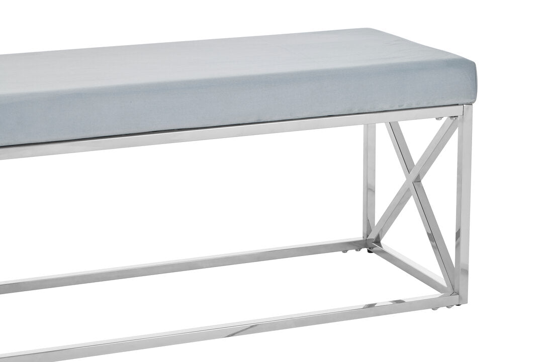 Aurora Powder Blue Bench