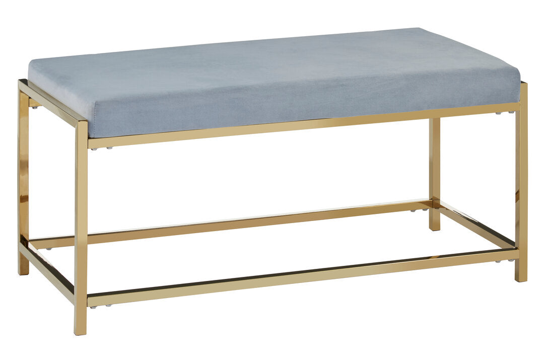 Aurora Gold And Powder Blue Bench