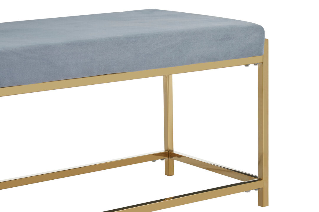 Aurora Gold And Powder Blue Bench