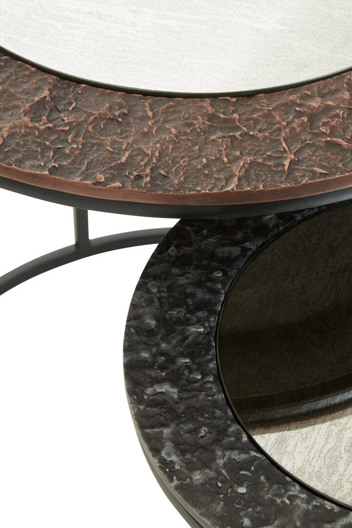 Penzance Set Of 2 Round Nesting Tables