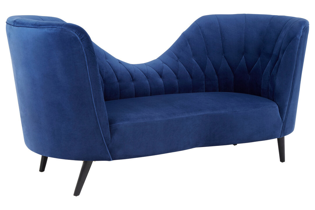 Belgravia Midnight Velvet Chaise